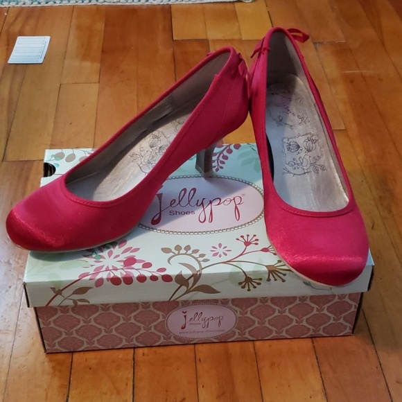 jellypop red shoes